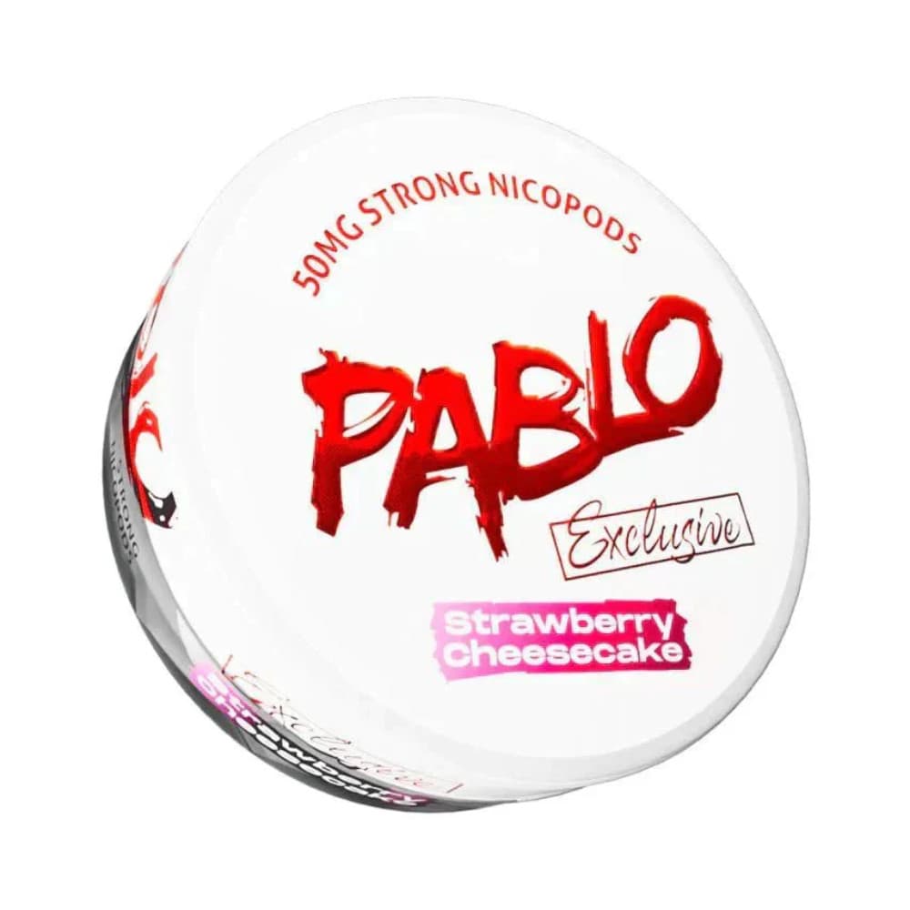  Strawberry Cheesecake / 50mg Pablo Nicotine Pouches 10 Packs
