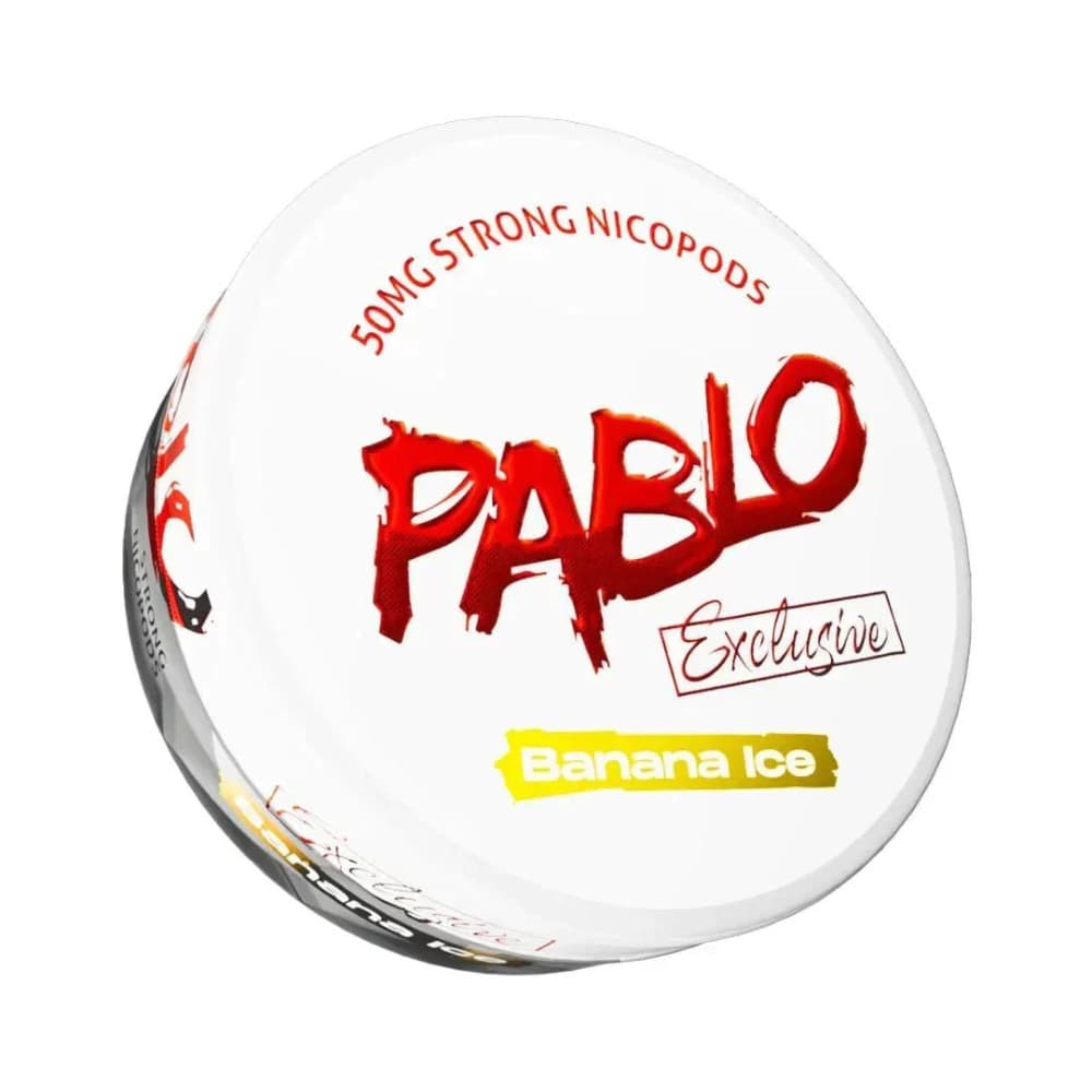  Banana Ice / 50mg Pablo Nicotine Pouches 10 Packs