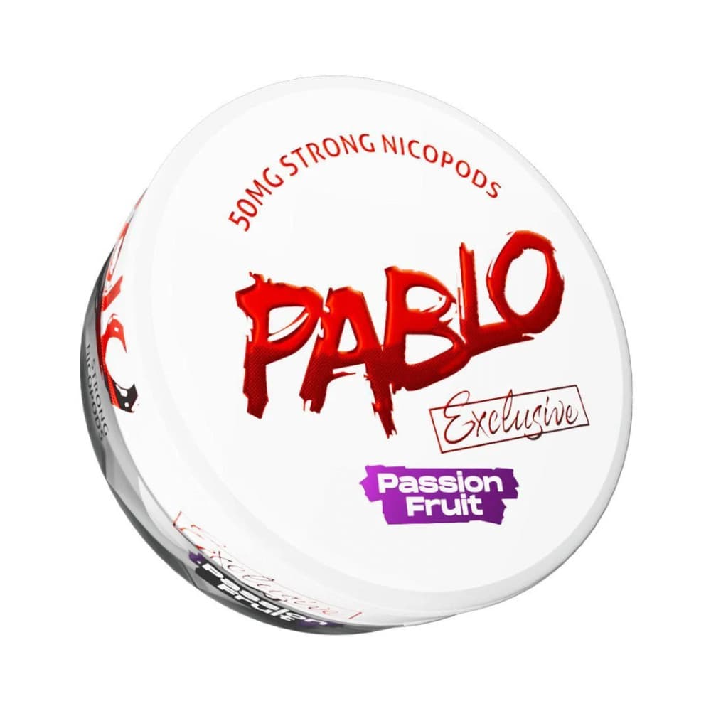  Passion Fruit / 50mg Pablo Nicotine Pouches 10 Packs