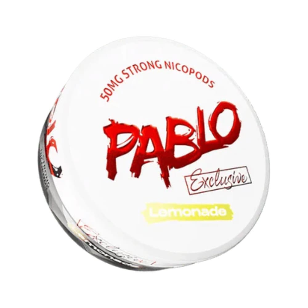  Lemonade / 50mg Pablo Nicotine Pouches 10 Packs