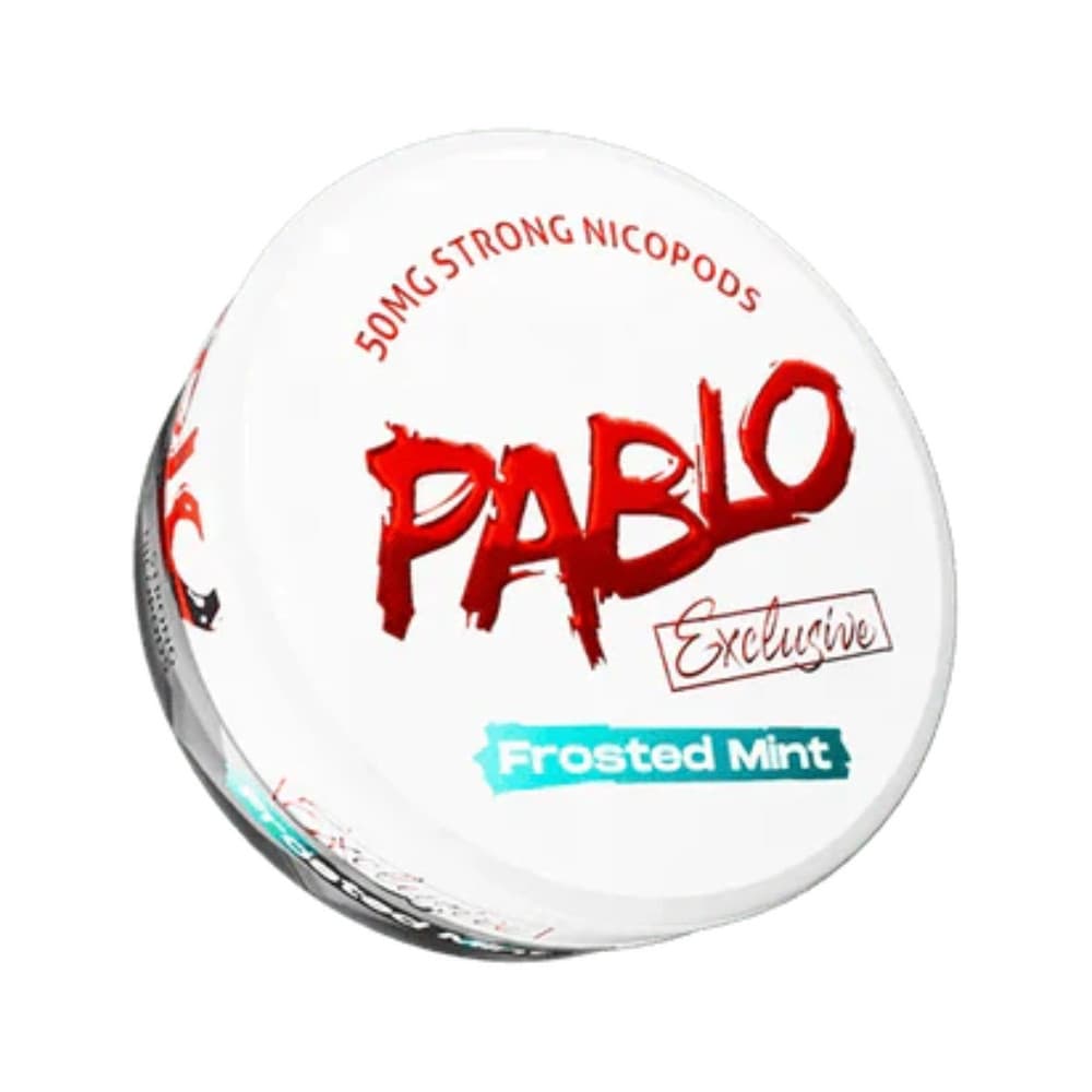  Frosted Mint / 50mg Pablo Nicotine Pouches 10 Packs