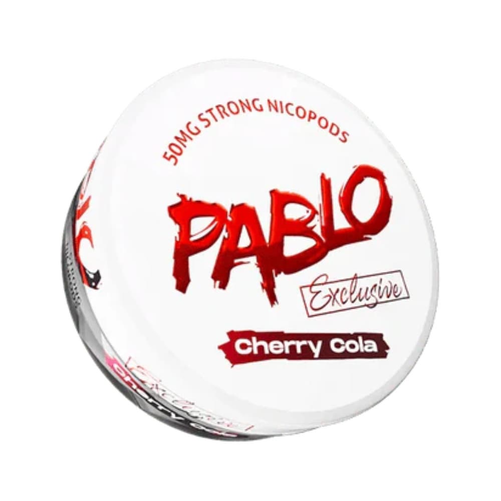  Cherry Cola / 50mg Pablo Nicotine Pouches 10 Packs