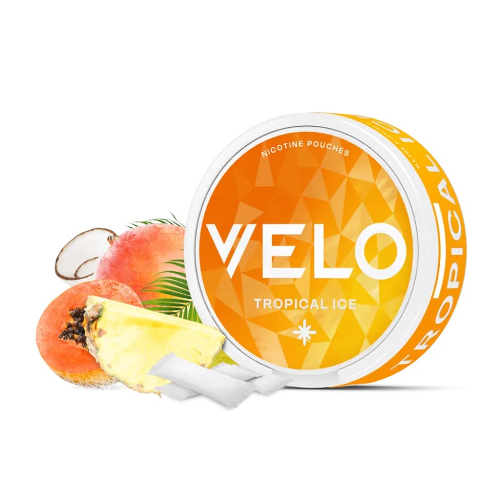  Tropical Ice Velo Nicotine Pouches 10 Packs