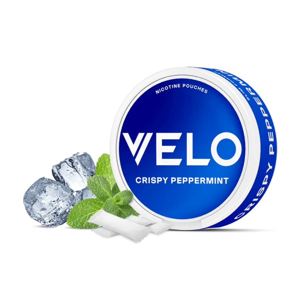  Crispy Peppermint Velo Nicotine Pouches 10 Packs