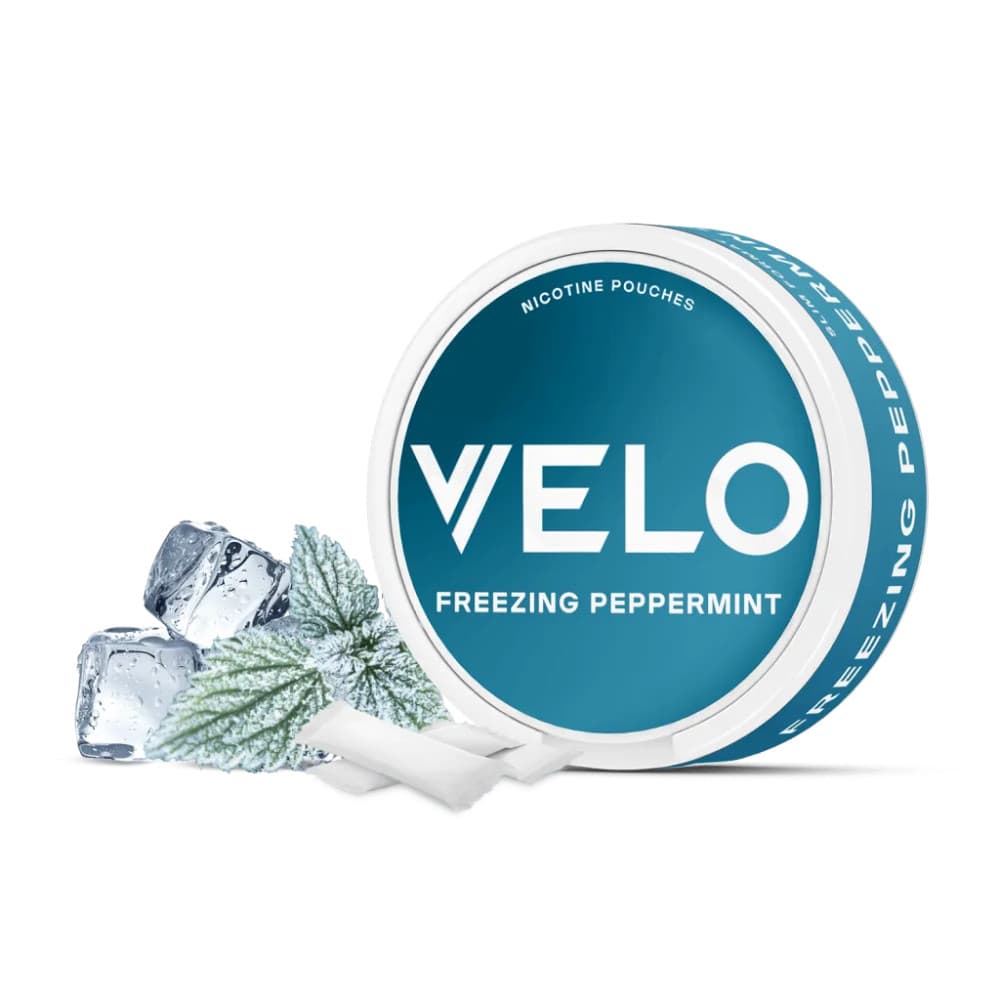  Freezing Peppermint Velo Nicotine Pouches 10 Packs