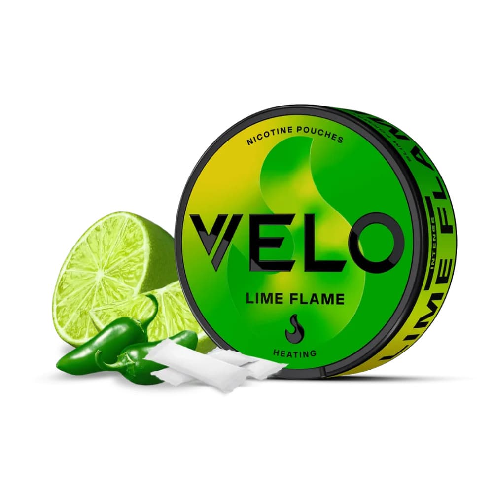  Lime Flame Velo Nicotine Pouches 10 Packs