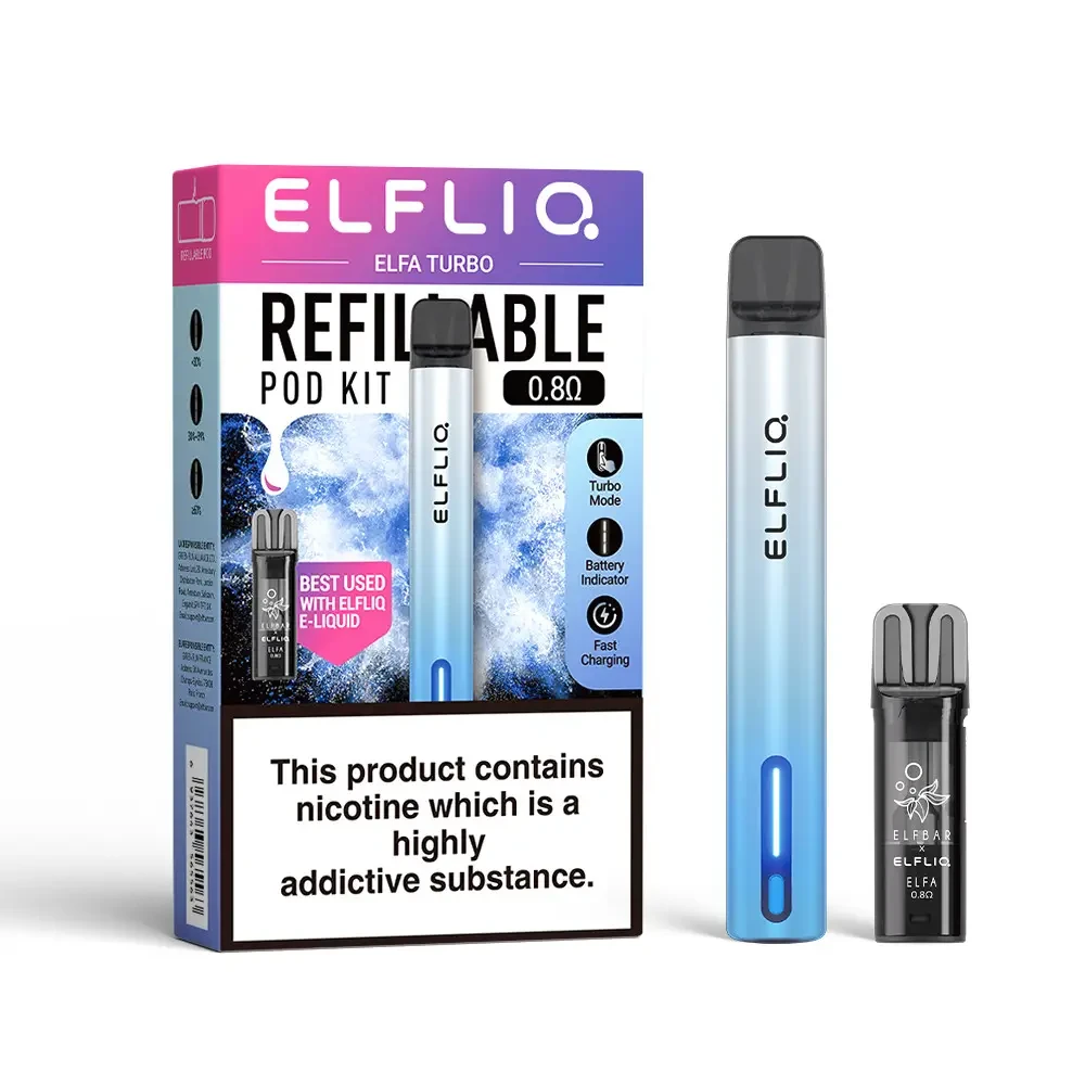  Aurora Cyan Elfliq Elfa Turbo Vape Pod Kit