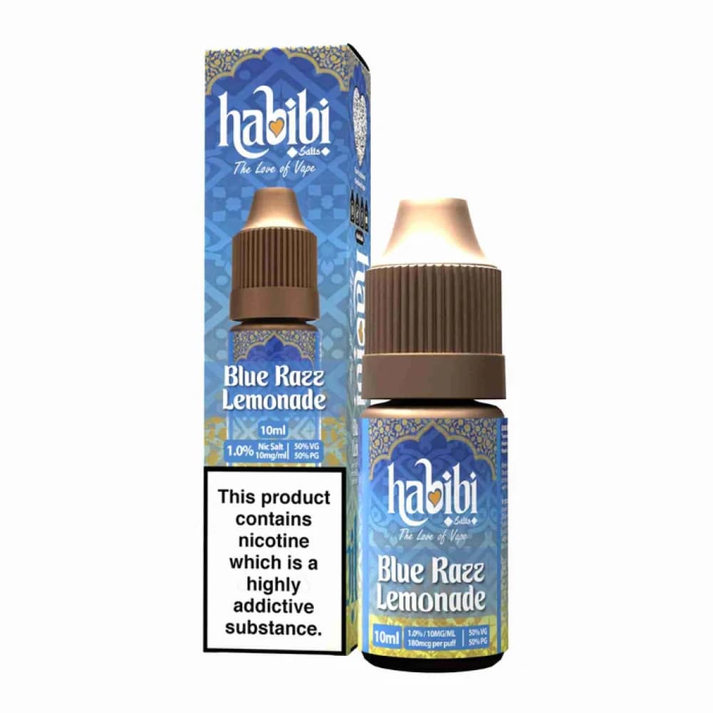  Blue Razz Lemonade / 20mg Habibi Nic Salt 10ml Box of 10