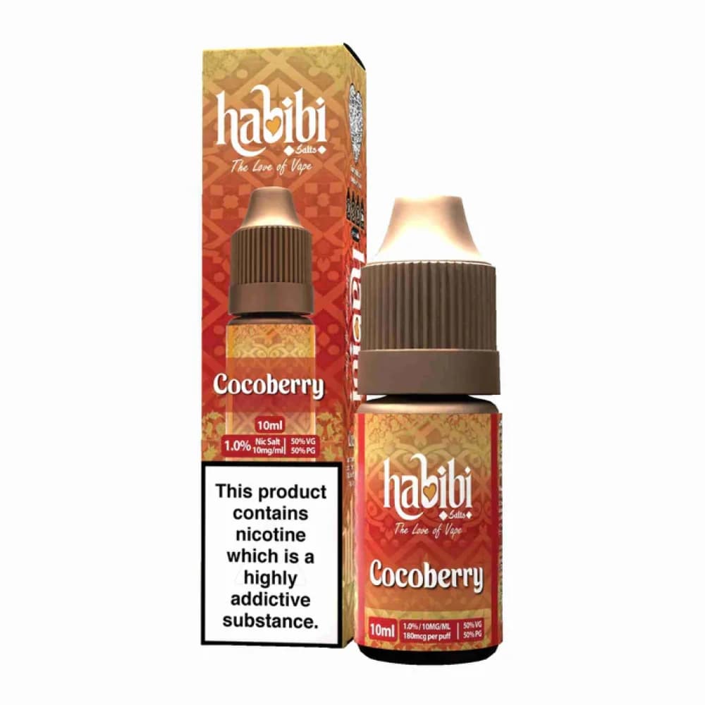  Cocoberry / 20mg Habibi Nic Salt 10ml Box of 10