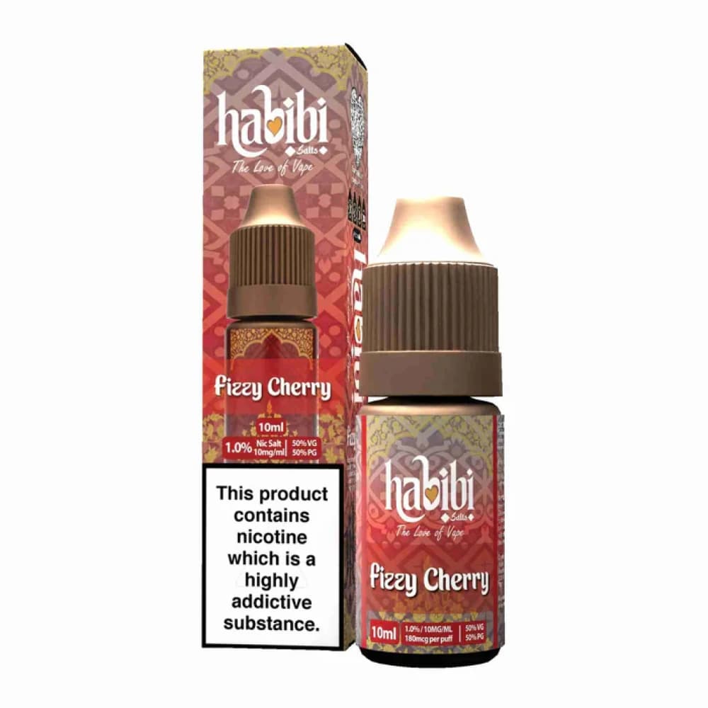  Fizzy Cherry / 10mg Habibi Nic Salt 10ml Box of 10