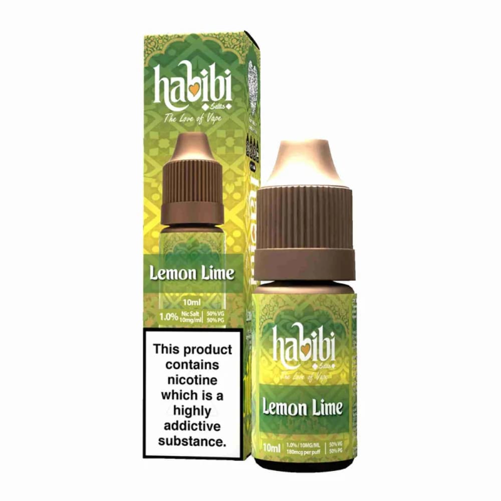  Lemon Lime / 20mg Habibi Nic Salt 10ml Box of 10