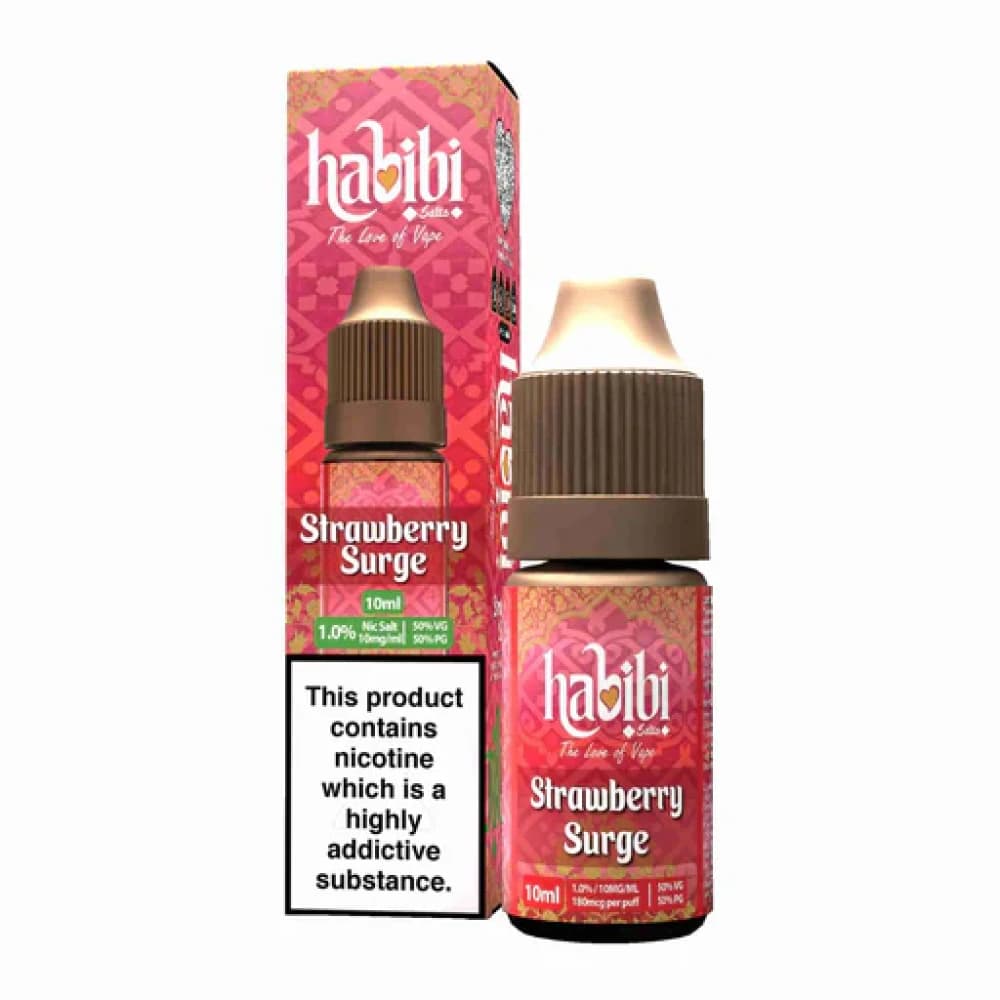 Strawberry Surge / 20mg Habibi Nic Salt 10ml Box of 10