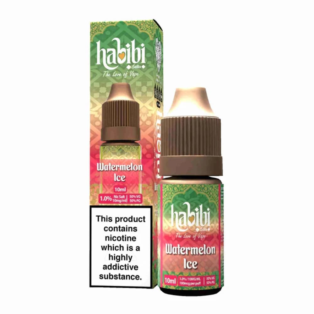  Watermelon Ice / 20mg Habibi Nic Salt 10ml Box of 10