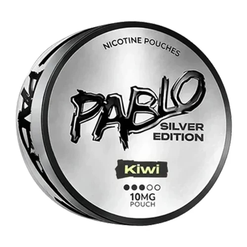  Kiwi (10mg) Pablo Silver Edition Nicotine Pouches Pack of 10