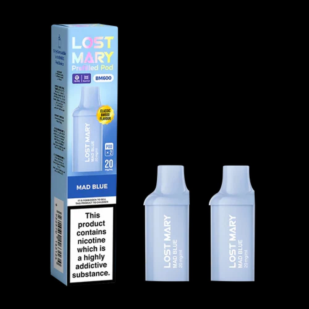  Mad Blue Lost Mary Bm600 Prefilled Pods Box of 10