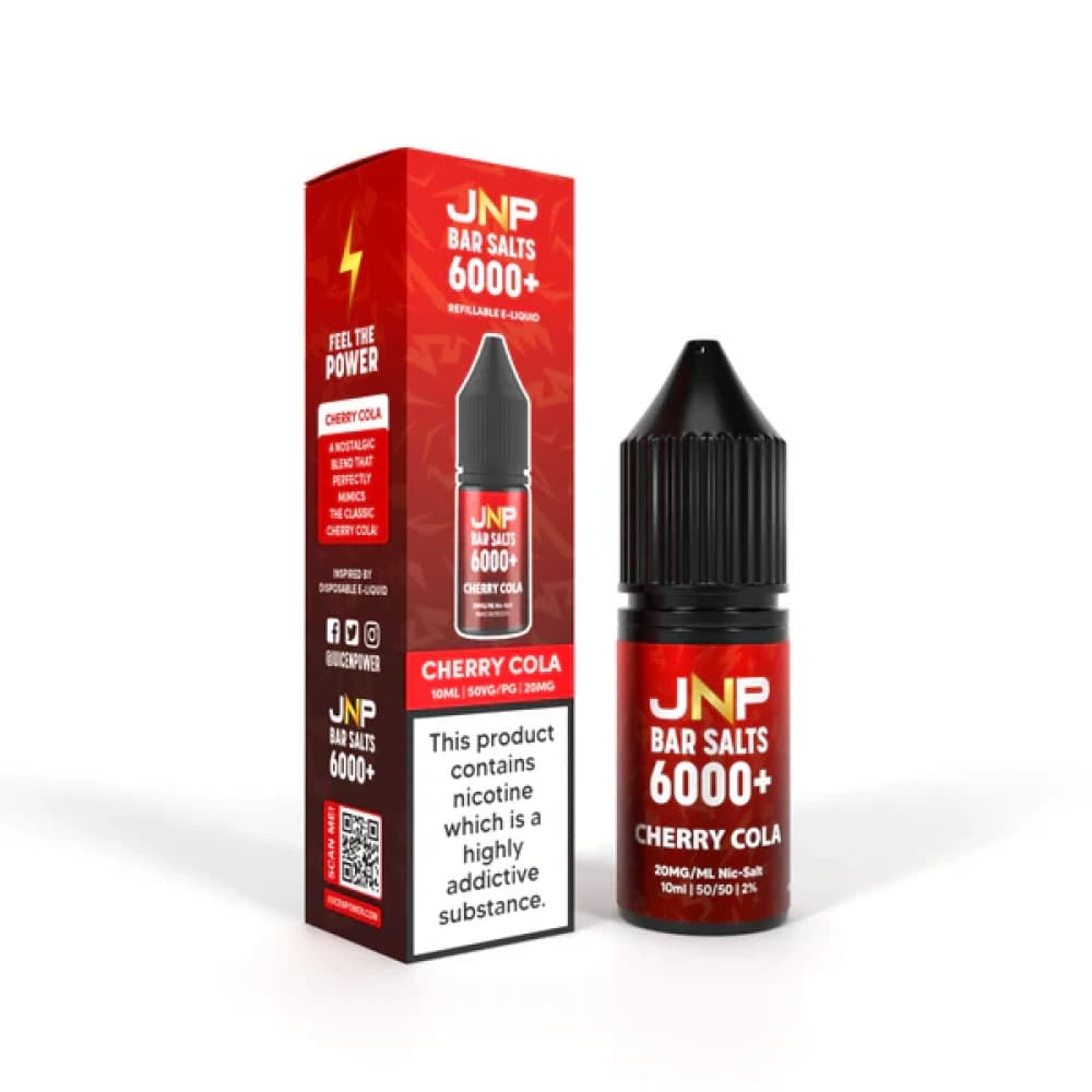 Cherry Cola / 20mg JNP Bar Nic Salts 6000 Box of 10