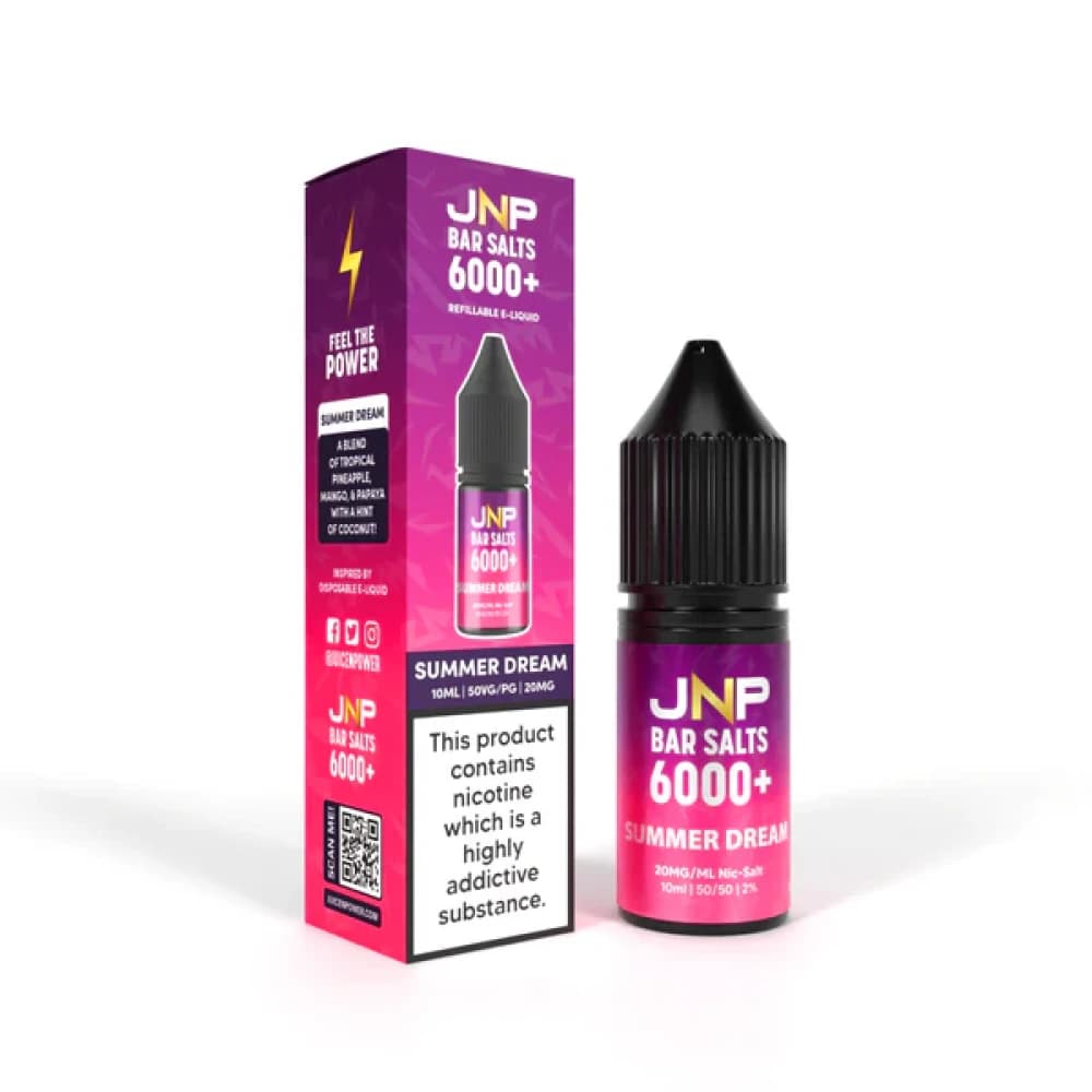  Summer Dream / 20mg JNP Bar Nic Salts 6000 Box of 10