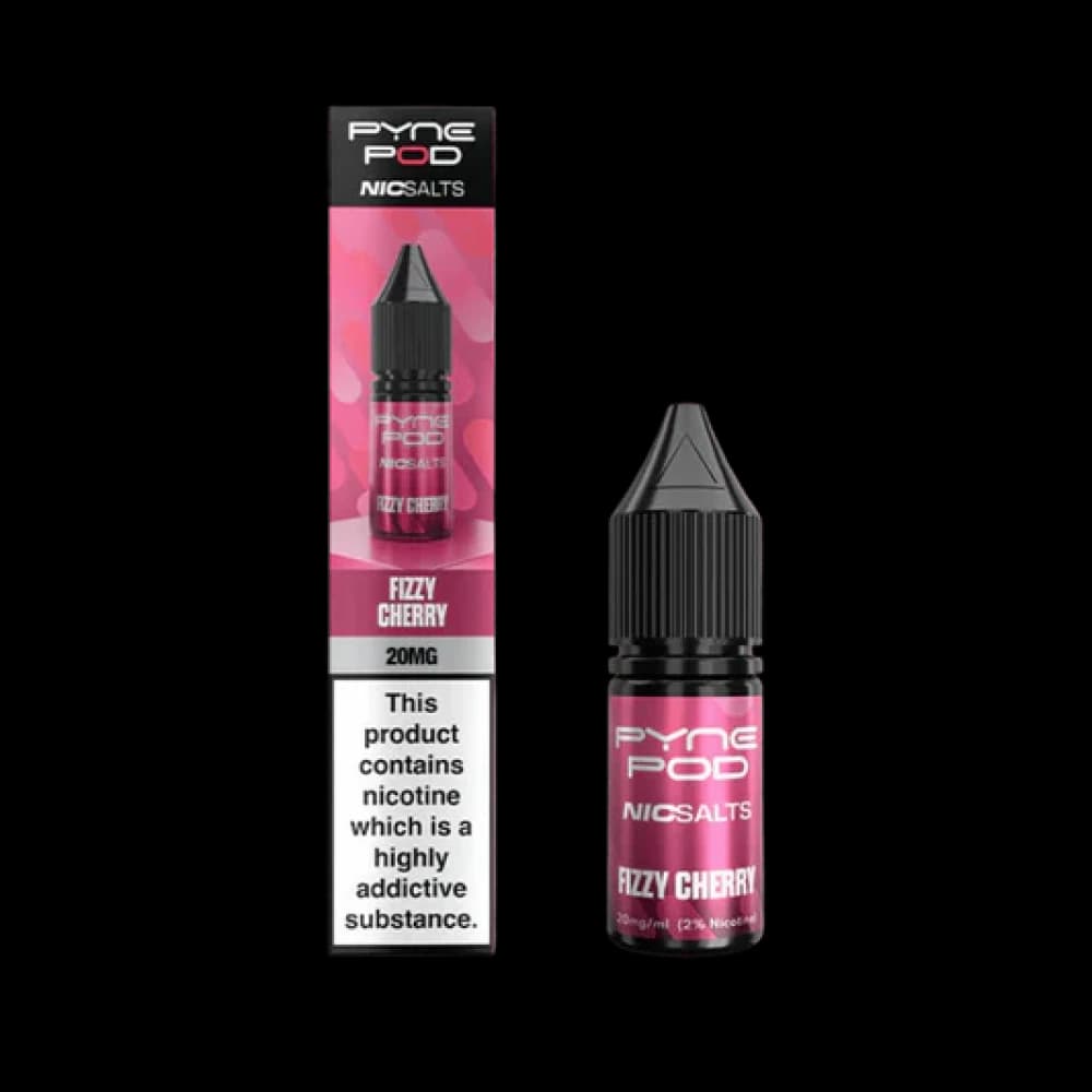  Fizzy Cherry / 10mg Pyne Pod Nic Salts 10ml E-liquid Box of 10