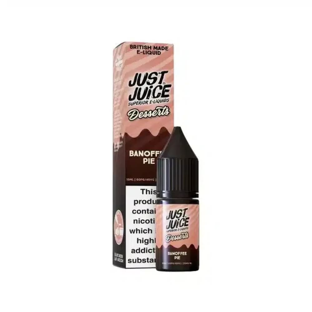  Banoffee Pie / 5mg Just Juice Desserts Nic Salts 10ml Box of 10