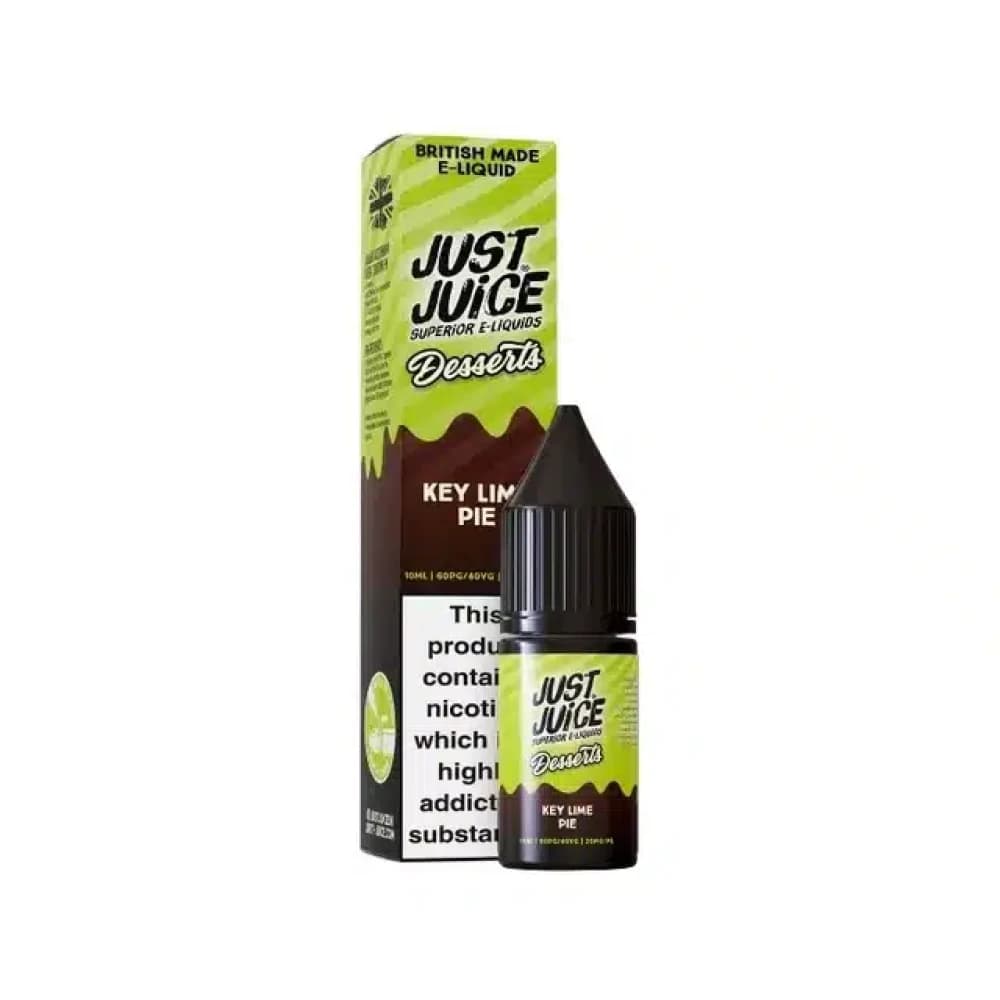 Key Lime Pie / 10mg Just Juice Desserts Nic Salts 10ml Box of 10