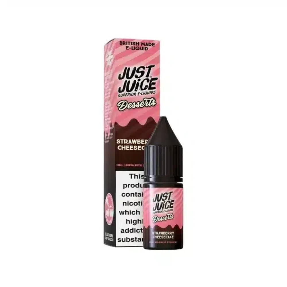  Strawberry Cheesecake / 10mg Just Juice Desserts Nic Salts 10ml Box of 10