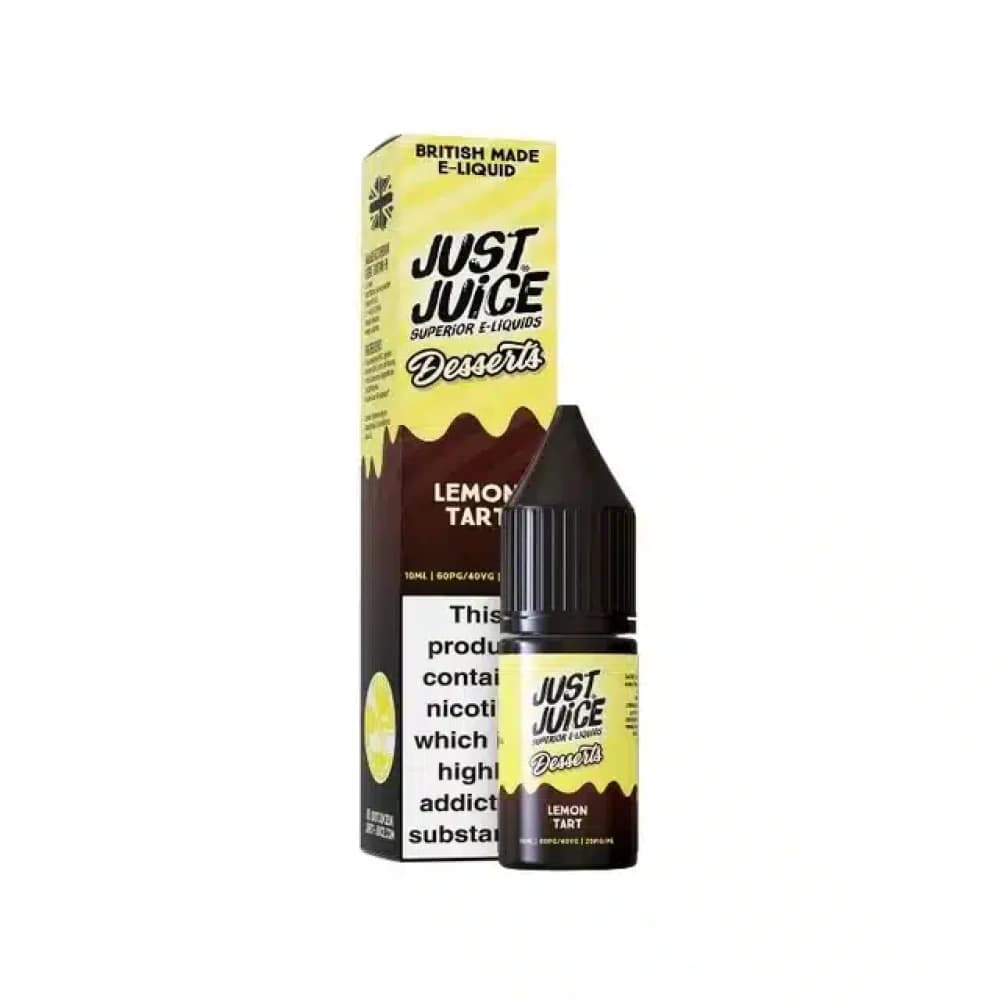  Lemon Tart / 20mg Just Juice Desserts Nic Salts 10ml Box of 10