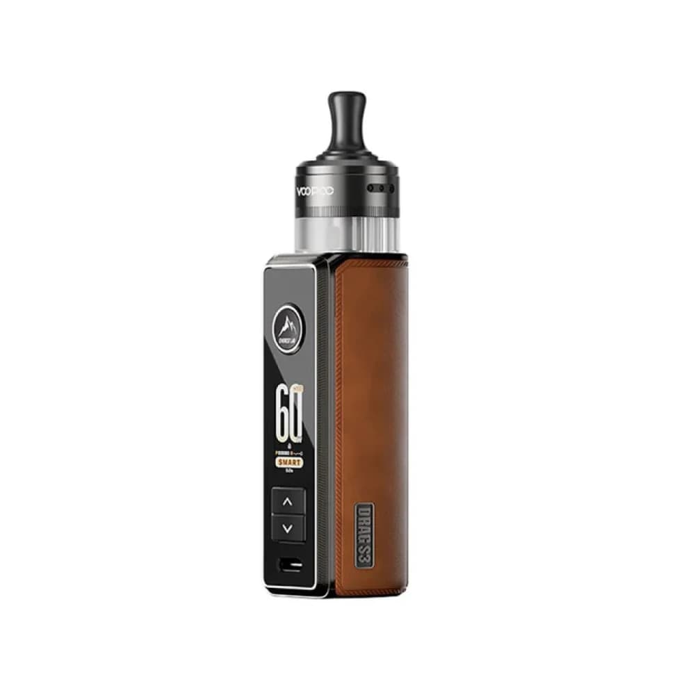  Brown Voopoo Drag S3 Vape Kit