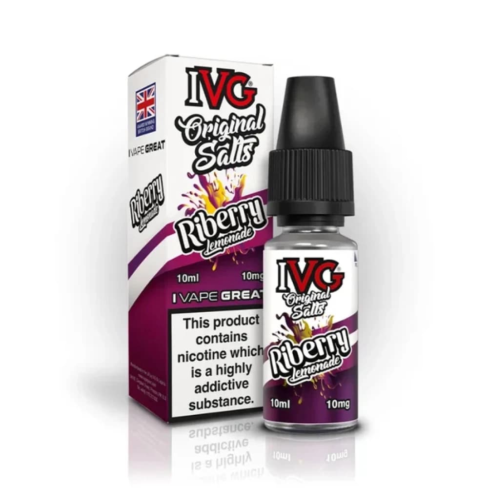 Ribbery Lemonade / 10mg IVG Original Salts 10ml Box of 10