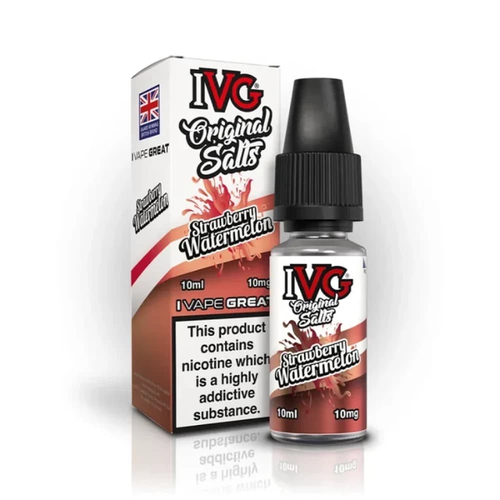  Strawberry Watermelon / 20mg IVG Original Salts 10ml Box of 10