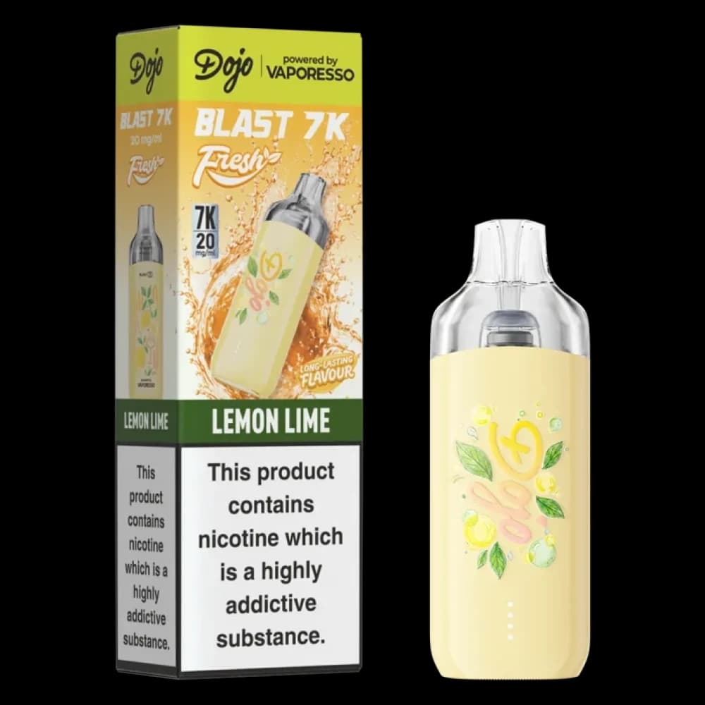  Lemon Lime Dojo Blast 7K Prefilled Pod Kit Box of 5