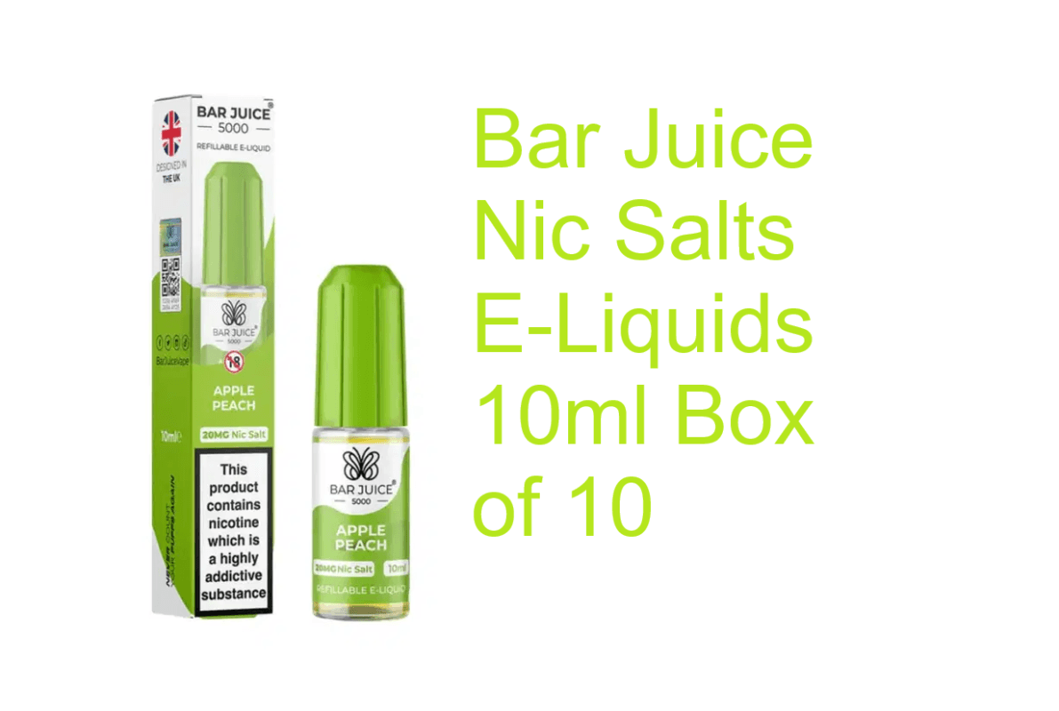 Bar Juice Nic Salts E-Liquids 10ml Box of 10