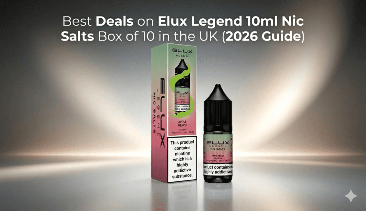 Best Deals on Elux Legend 10ml Nic Salts Box of 10 in the UK