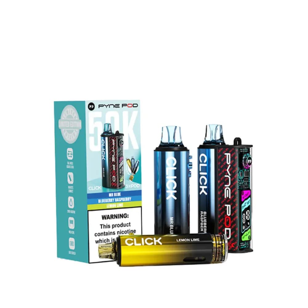 Pyne Pod Click 50k Vape Kit Box of 5