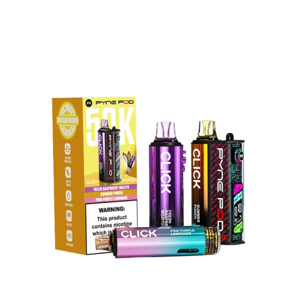 Pyne Pod Click 50k Vape Kit Box of 5