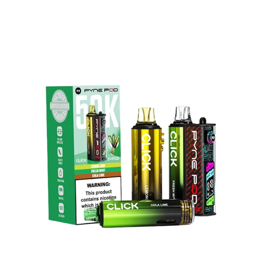 Pyne Pod Click 50k Vape Kit Box of 5