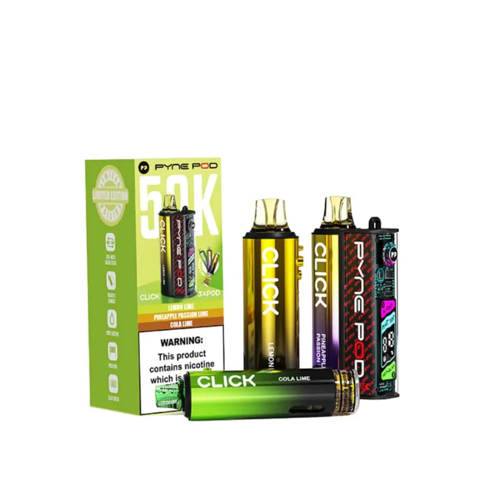 Pyne Pod Click 50k Vape Kit Box of 5