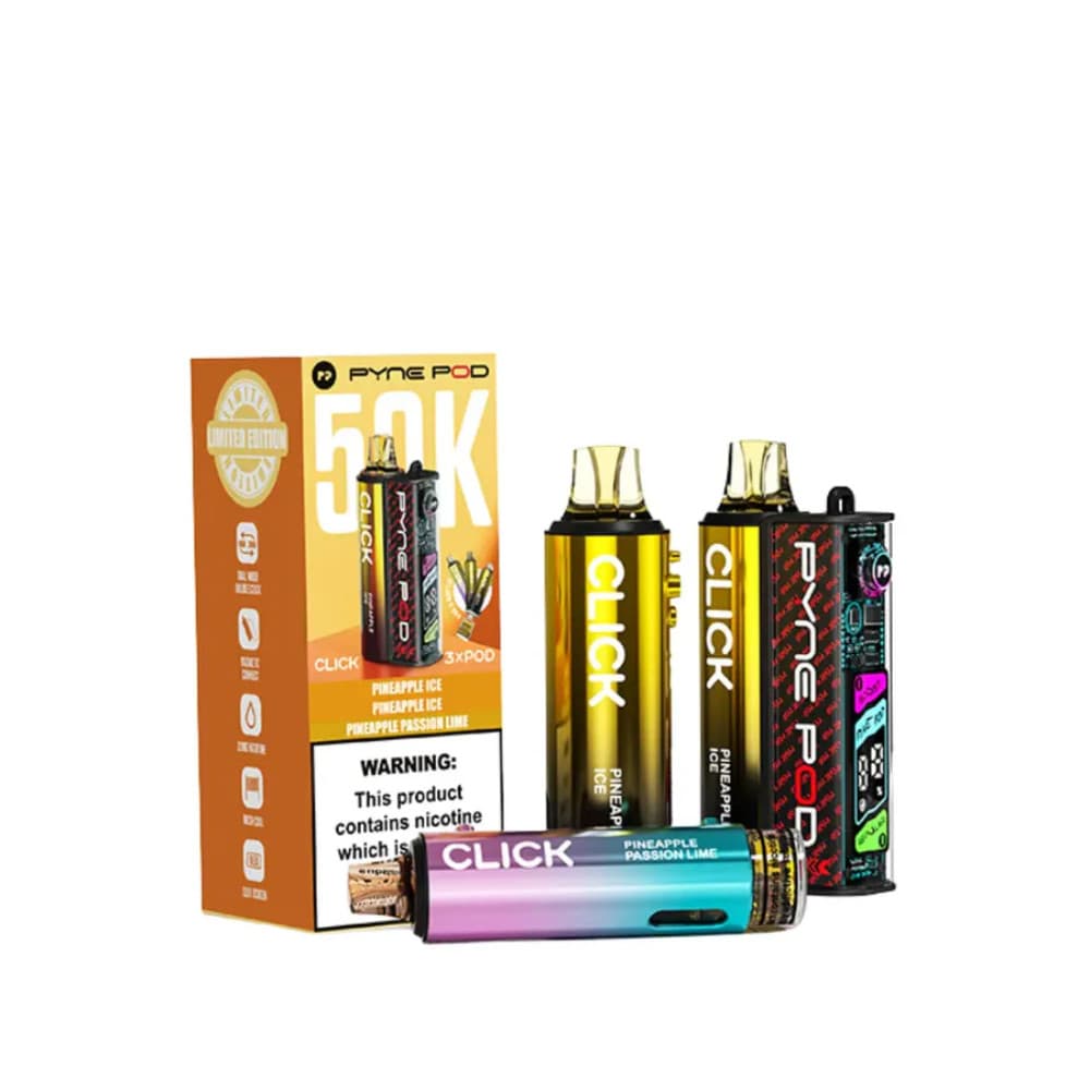 Pyne Pod Click 50k Vape Kit Box of 5
