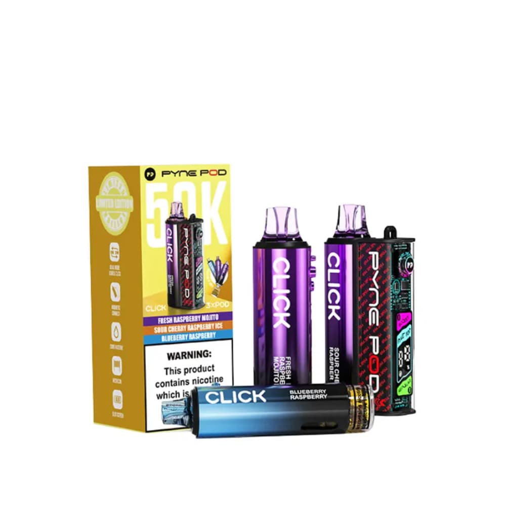 Pyne Pod Click 50k Vape Kit Box of 5