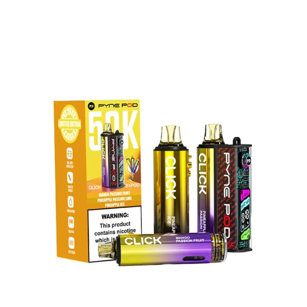 Pyne Pod Click 50k Vape Kit Box of 5