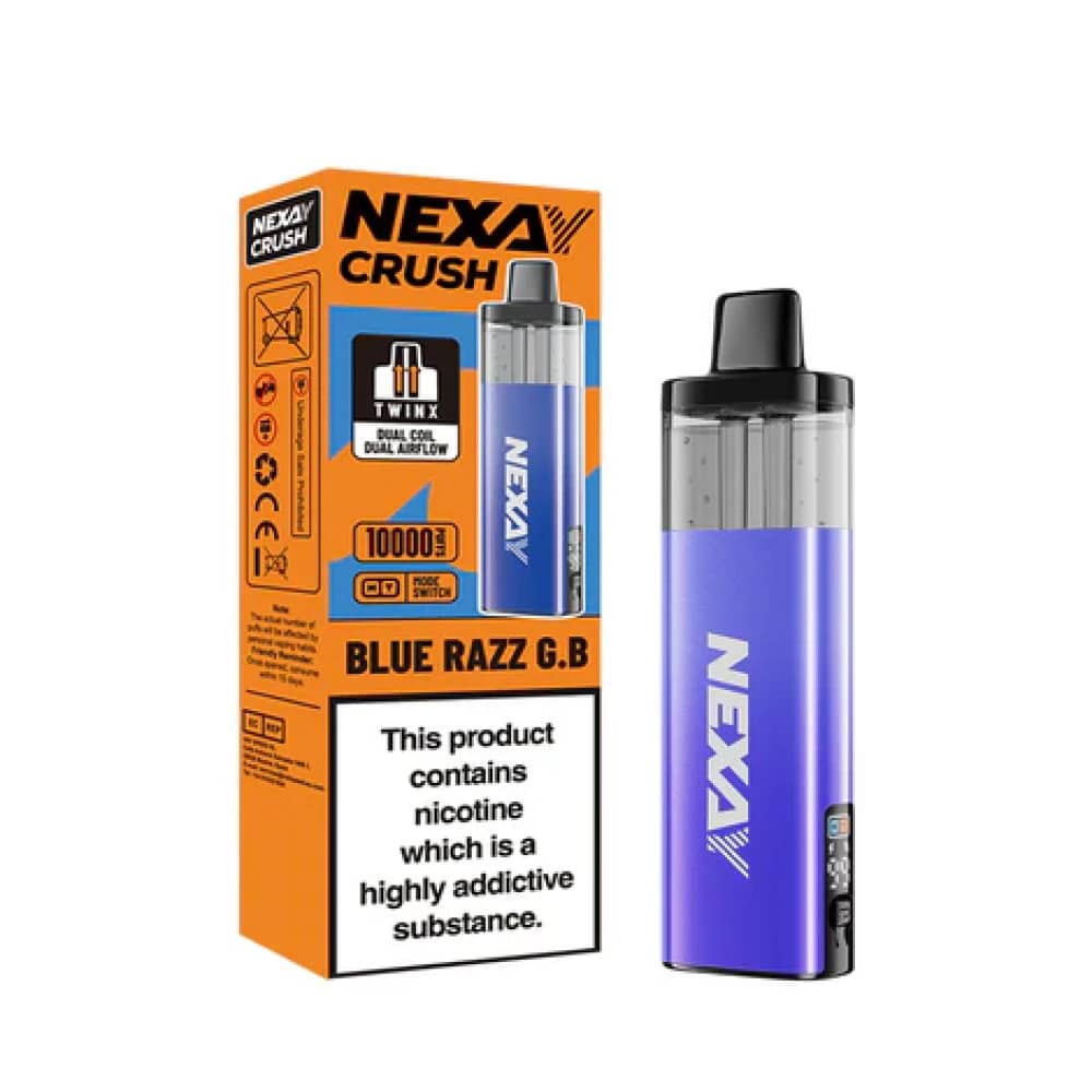Nexay Crush 10k Pod Vape Kit Box of 5
