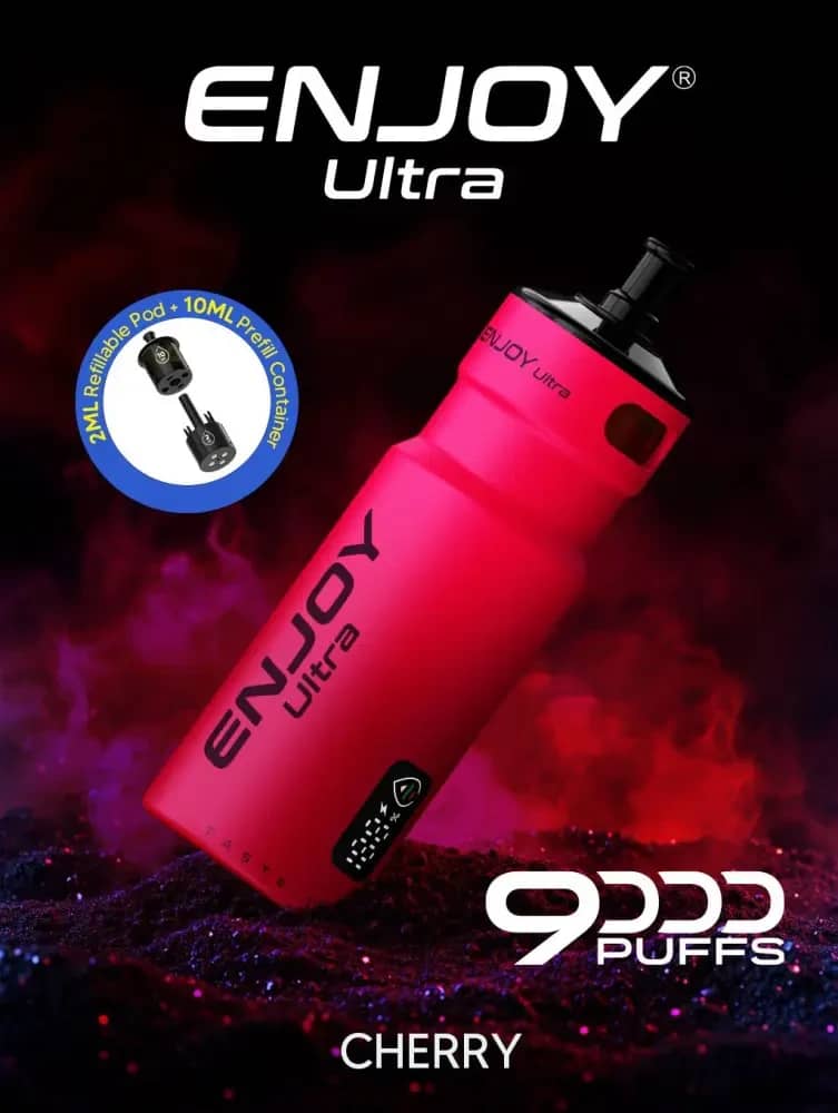 Enjoy Ultra 9000 Vape Kit Box of 5 Cherry Cola
