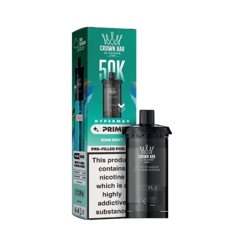 Al Fakher 50k Hypermax Prime Pods Box of 5 Gum Mint