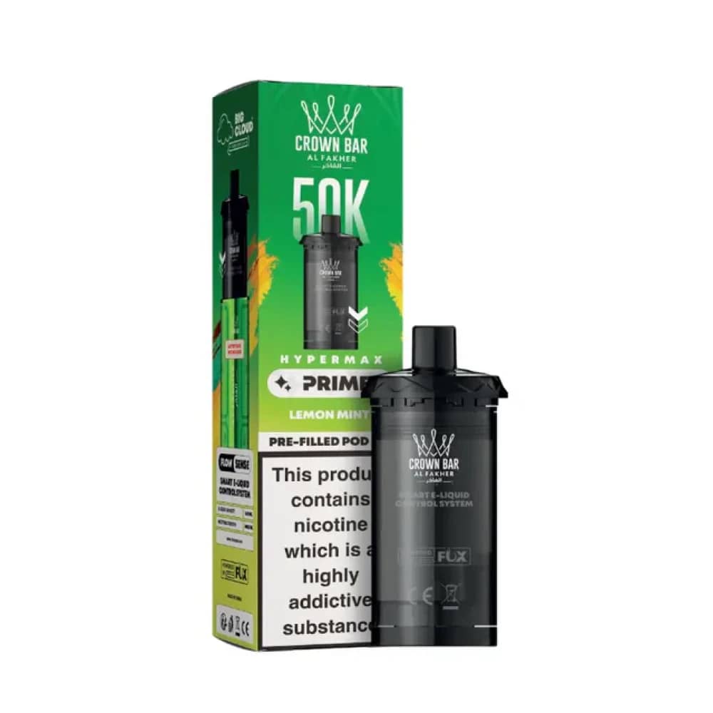 Al Fakher 50k Hypermax Prime Pods Box of 5 Lemon Mint
