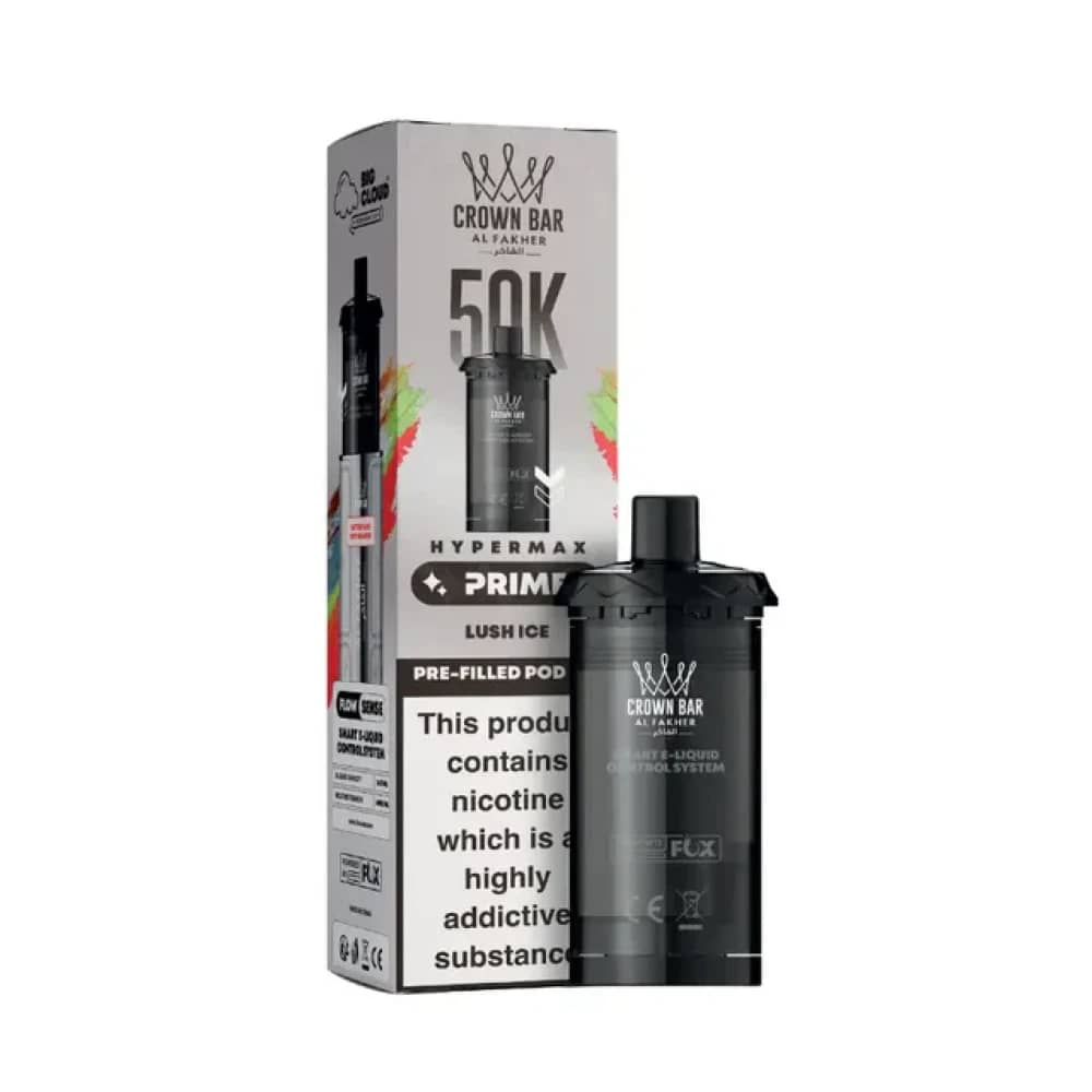 Al Fakher 50k Hypermax Prime Pods Box of 5 Lush Ice