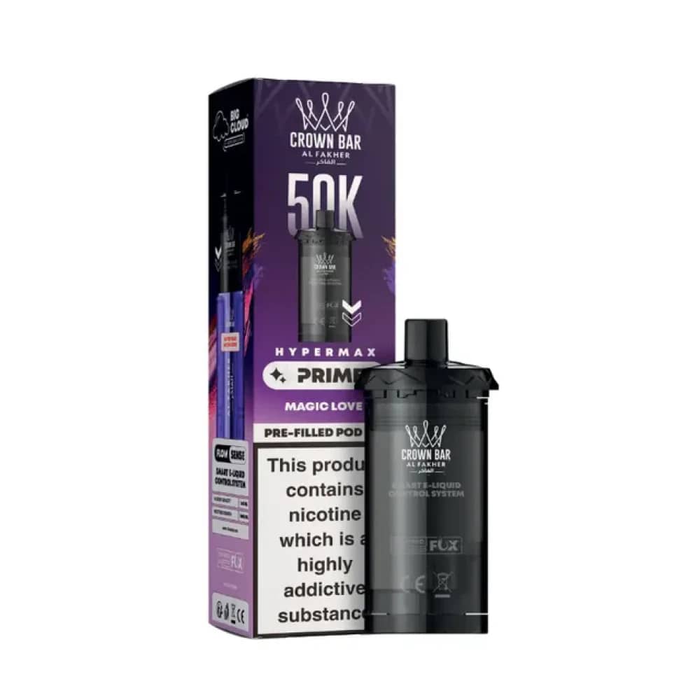 Al Fakher 50k Hypermax Prime Pods Box of 5 Magic Love