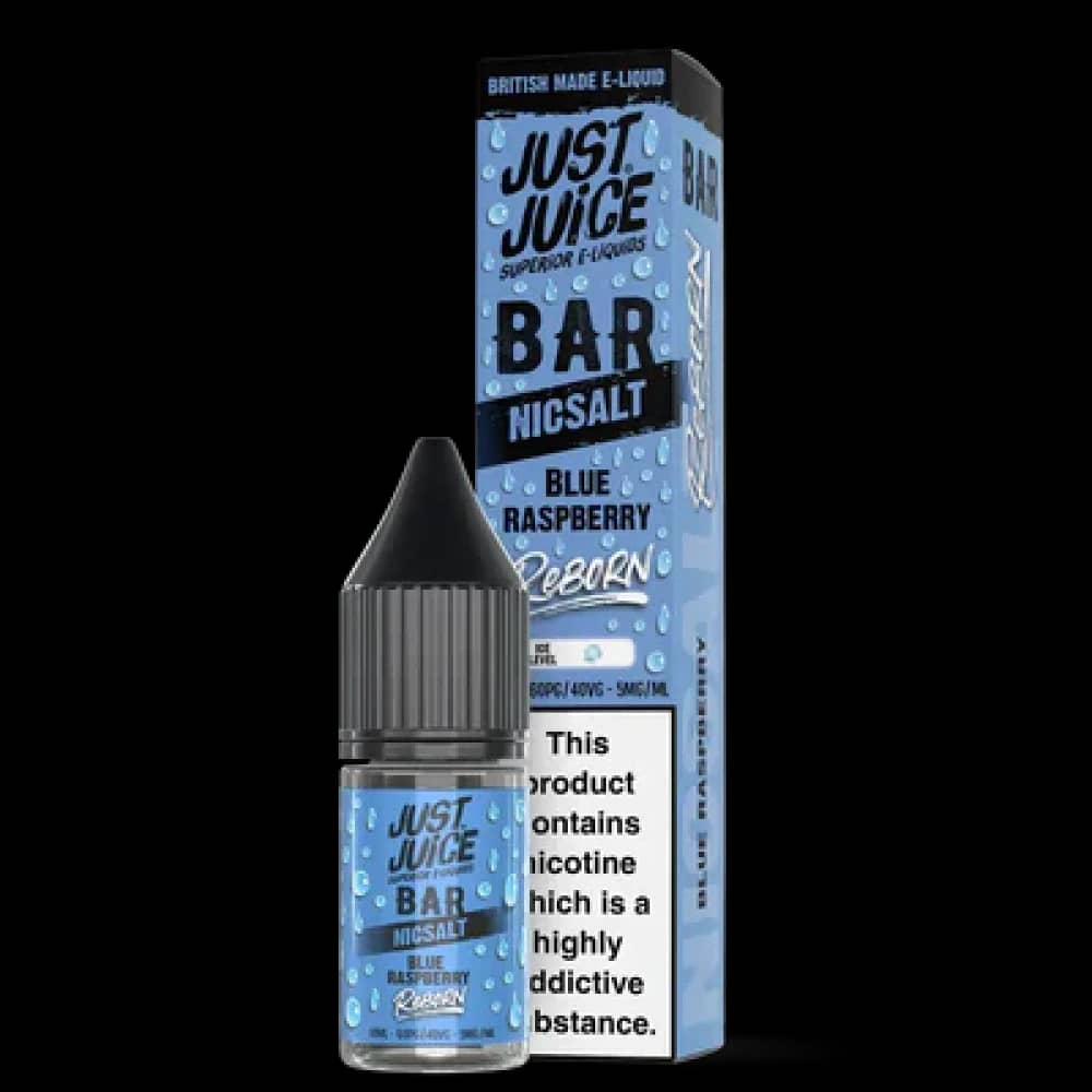 Just Juice Bar Reborn Nic Salt 10ml E-liquid Box of 10 Blue Raspberry 10mg