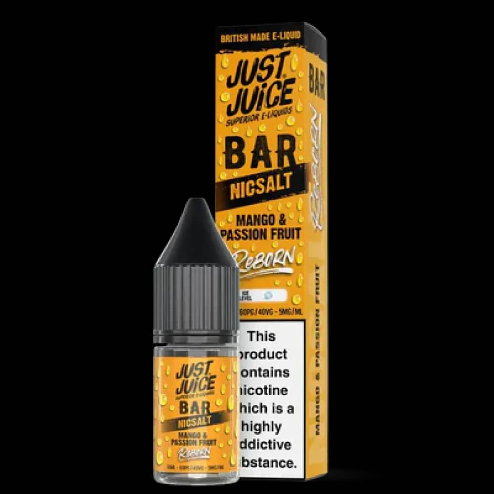 Just Juice Bar Reborn Nic Salt 10ml E-liquid Box of 10 Mango & Passion 10mg
