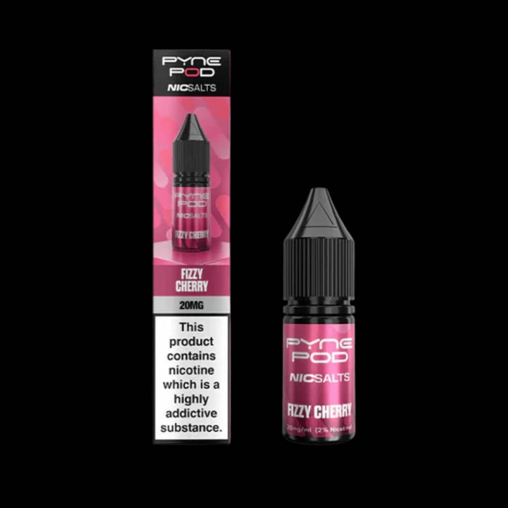Pyne Pod Nic Salts 10ml E-liquid Box of 10 Fizzy Cherry 10mg