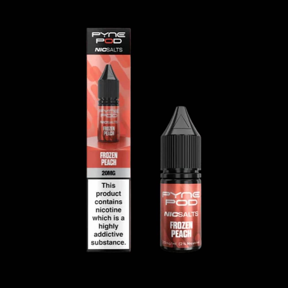 Pyne Pod Nic Salts 10ml E-liquid Box of 10 Frozen Peach 10mg