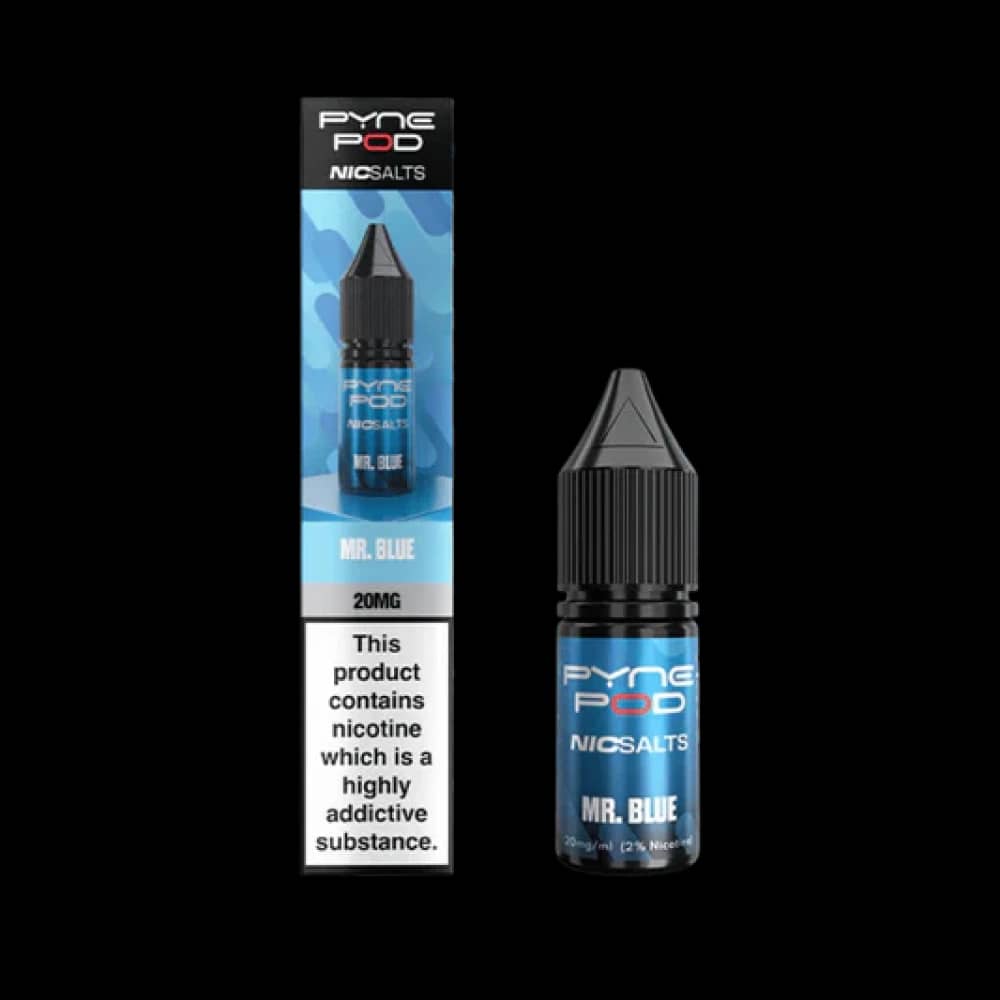 Pyne Pod Nic Salts 10ml E-liquid Box of 10 Mr Blue 10mg